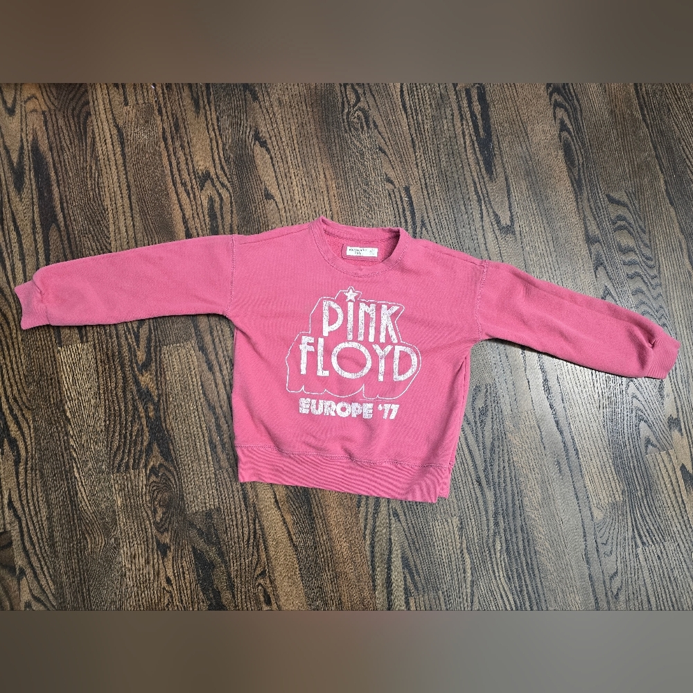 Abercrombie Kids Girls PINK FLOYD Europe '77 sweatshirt, 9/10